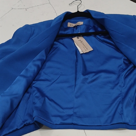 Philosophy Royal Blue Women's Blazer Sz 6 New With Tags - Picture 12 of 12